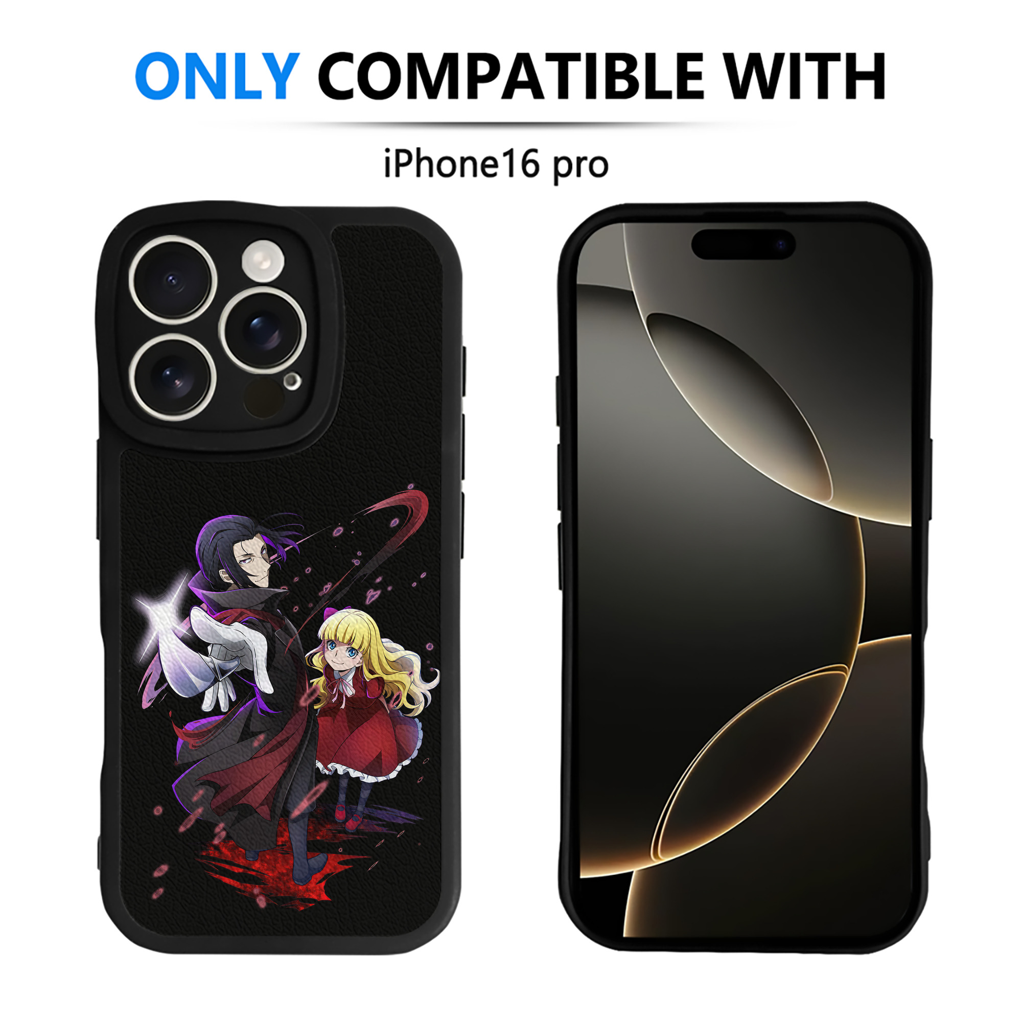 （画像用） 文豪ストレイドッグス Bungo Stray Dogs 【iPhone 16シリーズ対応】シリコンスマホケース（レザー調） 材質：シリコン